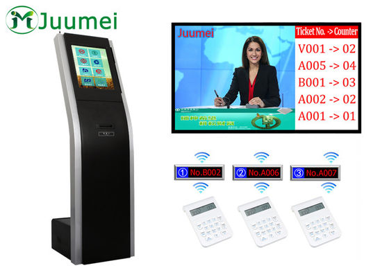 17 Inch Wireless AUTO Token Management System For Mobile Service Center